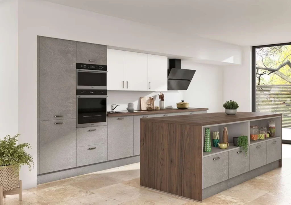 cocina mineral - configuracion - con isla