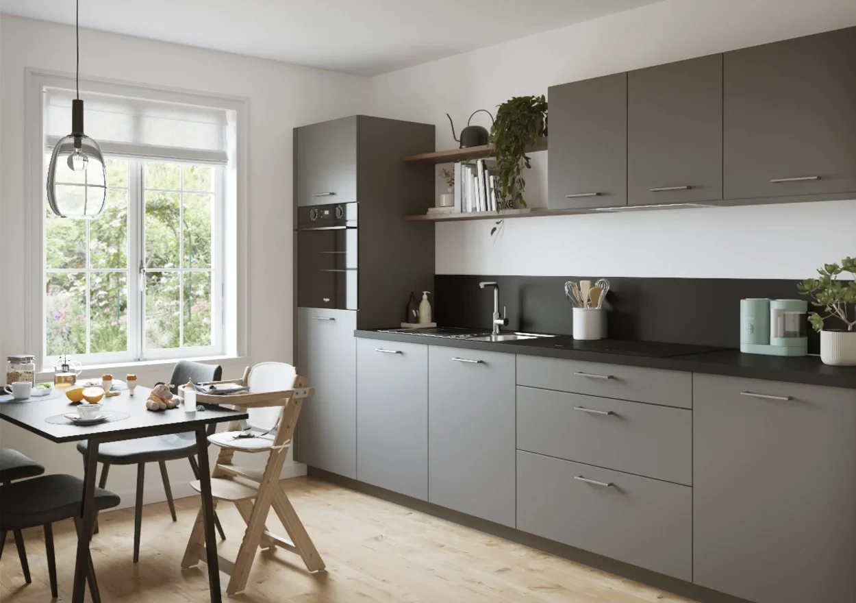 Cocina en lineal