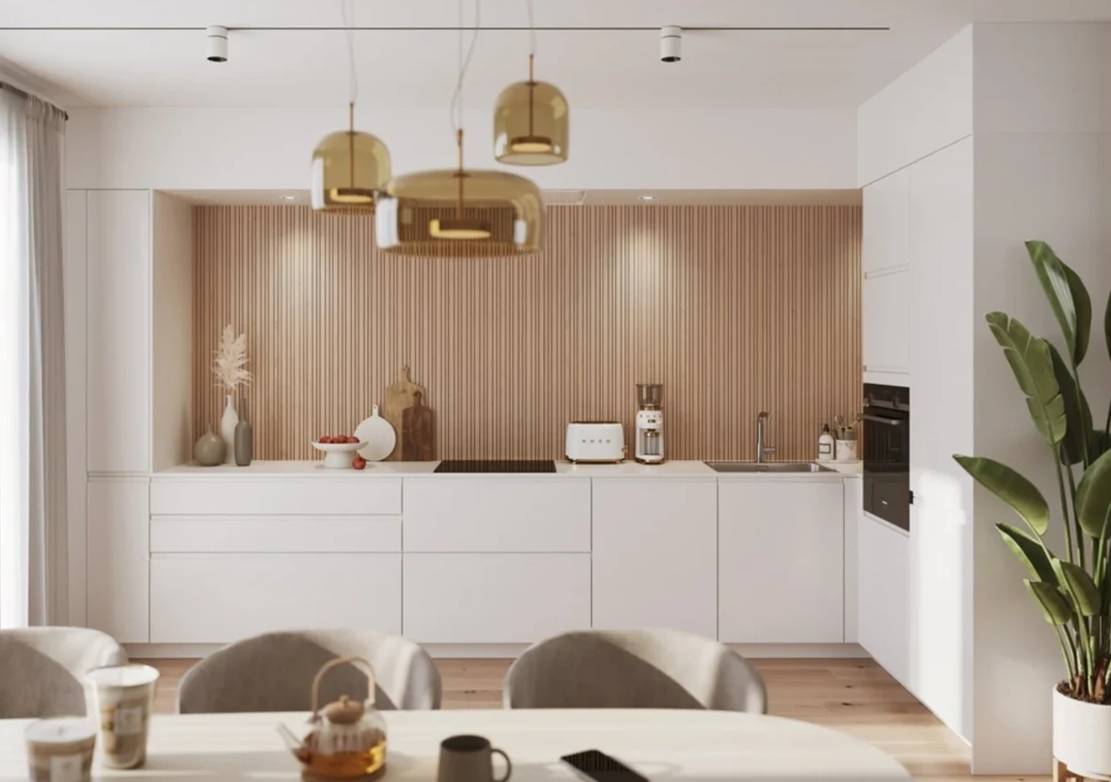 Cocinas abiertas al salón - ventajas y soluciones