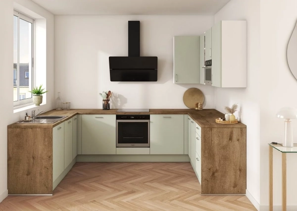 cocinas en U - zonas de instalacion - armilla
